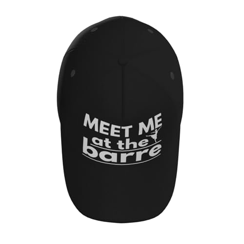 Meet Me at The Barre Baseball Hats for Men and Women - Classic Adjustable Hats4