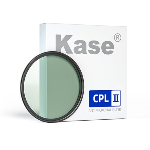 Kase 82mm CPL III Circular Polarizer Filter with Ultra-Low Reflectivity 0.1%, HD 28 Multi-Coated Optical Glass Ultra-Slim Polarizing Camera Lens Filter
