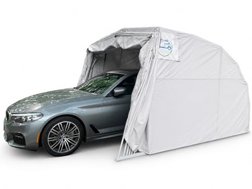 Ikuby Retractable Carport – Foldable Lockable Car Shelter...