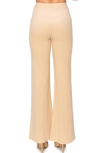 EttelLut Women's High Waist Palazzo Pants Comfy Light for Office and Casual Wear3