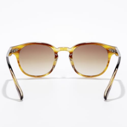 Vintage Cat Eye Round Sunglasses for Men Women Retro Fashionable Unisex Shades for Driving Travel Daily Outfits4