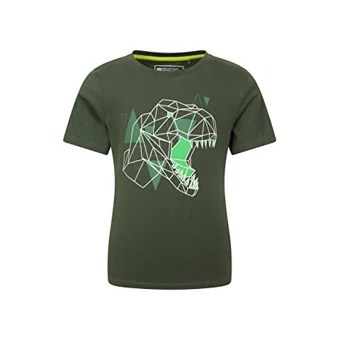 Camiseta Infantil Mountain Warehouse Glow In The Dark Dino Cover