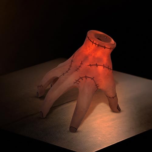 Image of Surreal Entertainment Addams Family Wednesday Thing 6-Inch PVC Figural Mood Light | Portable Night Light Lamp for Bedroom