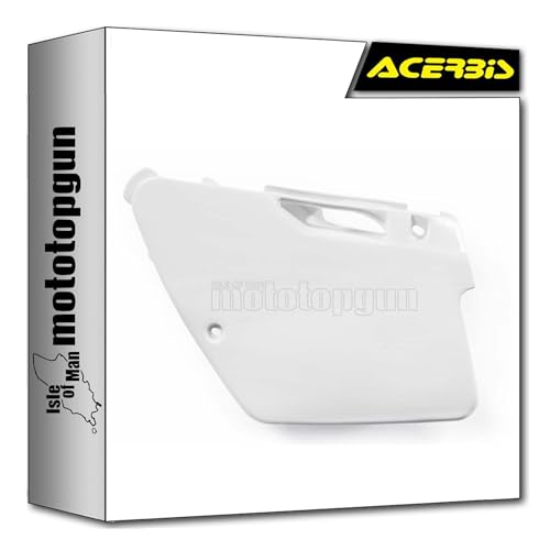 Side panels Acerbis blanc : réparez les plastiques de votre KX 250