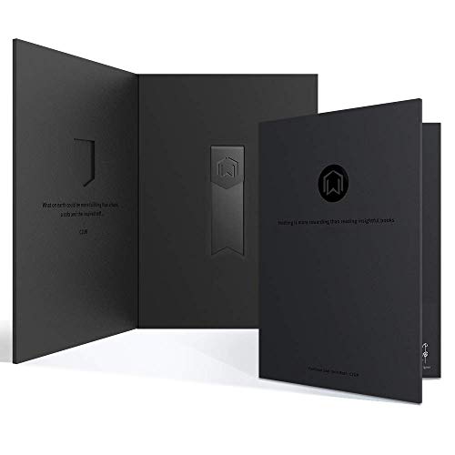 Cj Tech Metal Bookmark, Stylish Bookmarks, Teacher Valentine Gift, Unique Gift For Women, Men, Readers, Light&Durable Reward Bookmark With Anodizing Technology, Supergrip U-Shape Design-Dark Gray #TOP1