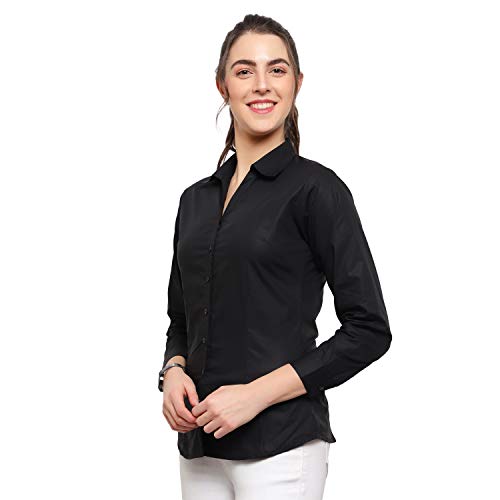 Image of Blue RoninWomen Stylish Western Official Formal Shirts for Women Regular fit Shirts for Women