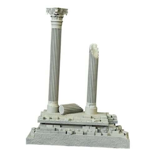 Image of ATORSE Roman Column Decoration Resin Small Aquarium Decoration Roman Ruins Ornament Set B Pet Supplies | Fish & Aquariums | Decorations