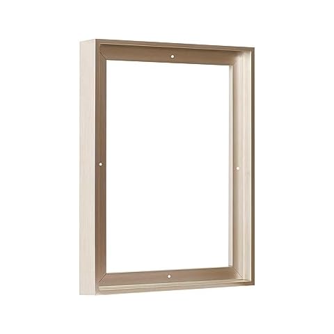 Pixy Canvas Floater Frame 11x14 for 1-1/2 (1.5) inch Deep Canvas Paintings/Canvas Prints/Wood Canvas Panels/Wall Art/Wall Decor/Home Decor/Artwork (Champagne, 11 x 14 inch, Portrait) Cover