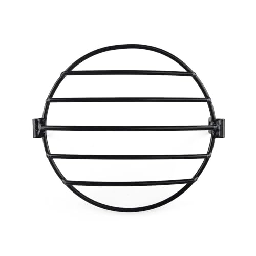 Grille phare moto rétro 7 pouces en métal robuste de qualité supérieure