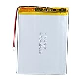 YTKavq 3.7V 2500mAh Battery 366890 Lithium Polymer Ion Rechargeable Li-ion Li-Po Battery with 2P PH 2.0mm Pitch Connector