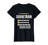 Damen T-Shirt Sekretärin Beruf Büro Bürokraft Witz Geschenk Spruch T-Shirt