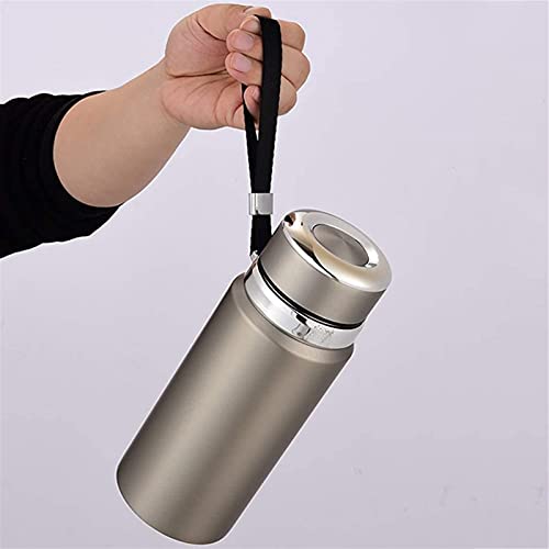 WGLL Café Thermal Carafe, Frasco Termo de vacío, Botella de Agua de Doble Pared de Acero Inoxidable Mantener Caliente y… - Imagen 4