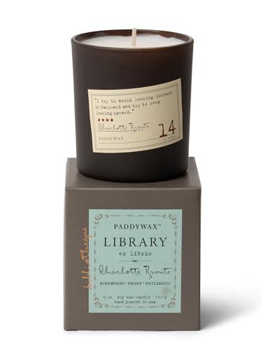 Paddywax Scented Candles Library Collection Luxury Artisan Candle, 170g, Charlotte Bronte - Image 2