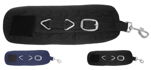 netproshop Shetty Deckenerweiterung Brusterweiterung mit Karabiner Schwarz oder Blau, Farbe:Schwarz