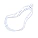 ZJchao High Strength Nylon Lacrosse Head Unstrung Lacrosse Stick Head Replacement for Competition Sports Training (White)