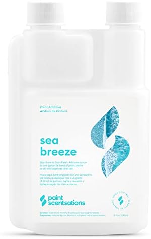 PAINT SCENTSATIONS! Sea Breeze Odor Control Paint Additive | Air Freshener For Home | Last Up To 4 Months | Mix 1oz For Every 1 Gallon Of Paint | 10oz Bottle