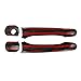 crosselec Carbon Fiber Style Door Handles Trim Cover Accessories for Chrysler Crossfire