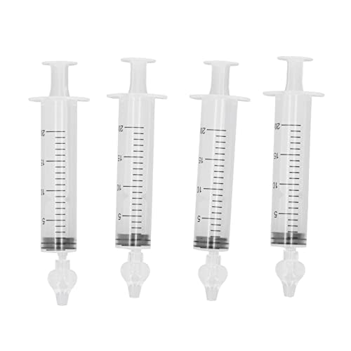 4pcs Aspirateur Nasal pour Bébé 20ml, Professionnel Portable Seringue Irrigateur Nasal pour Bébé Nettoyeur de Nez pour Bébé Aspirateur Nasal pour Bébé Outil de Rinçage du Nez Cover