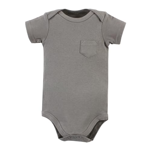Image of Hudson Baby Unisex Baby Cotton Bodysuits 5-pack