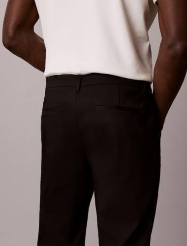 Image of Calvin Klein Men's Modern Stretch Chino Wrinkle Resistant Pants