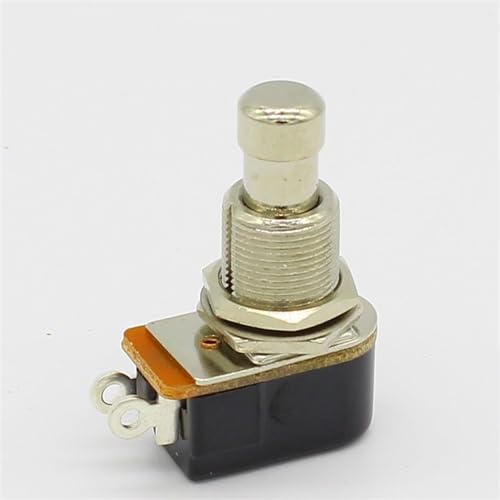 Bouton poussoir momentané SPST haute précision pour interrupteur de guitare