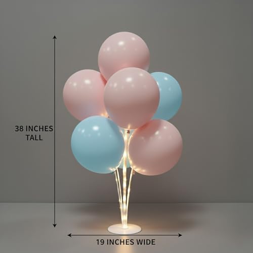 Image of Lightsfever 6 Sets LED Balloon Table Centerpieces for Party Decorations