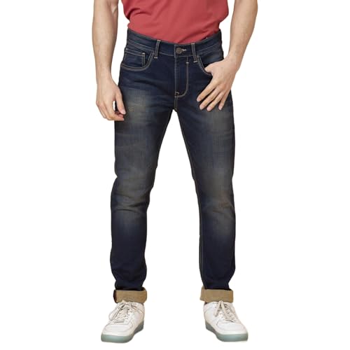 Image of Being Human Blue Slim Fit Men's Denims Clothing