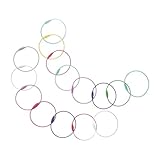 De alambre inoxidable: algunos anillos de alambre para llaveros con o familiares para mantener sus llaves y perderán , de cable