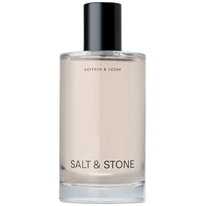 Salt & Stone Body Mist, Saffron & Cedar Scent, Skincare Infused Hair & Body Spray for Women and Men, Hydrating Fragrance with Glycerin and Red Algae, Vegan, Cruelty Free, 3.4 fl oz