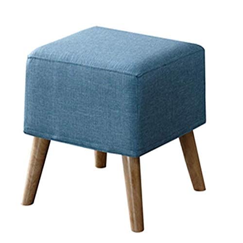 Tabouret de canapé nordique en bois 8# avec repose-pieds amovible