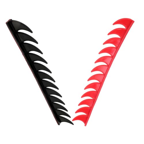 Adorno de casco rojo ULTECHNOVO para personalizar cascos rayados o aburridos fácilmente