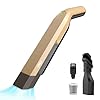 Handheld Vacuum CordlessRechargeable Car Vacuum Cleaner with High SuctionPowerful Hand Vacuum with 2200mAh Battery35 Mins RuntimeLanyard Storage for Car Home Office Dorm Quick CleanupsH7 Gold