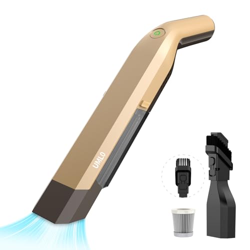 Handheld-Vacuum-CordlessRechargeable-Car-Vacuum-Cleaner-with-High-SuctionPowerful-Hand-Vacuum-with-2200mAh-Battery35-Mins-RuntimeLanyard-Storage-for-Car-Home-Office-Dorm-Quick-CleanupsH7-Gold Handheld Vacuum CordlessRechargeable Car Vacuum Cleaner with High SuctionPowerful Hand Vacuum with 2200mAh Battery35 Mins RuntimeLanyard Storage for Car Home Office Dorm Quick CleanupsH7 Gold