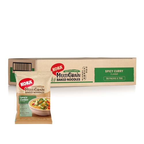 Koka Noodles Multigrain Oats & Barley Spicy Curry flavour (30x70gms)