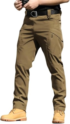 Manbrave Flexcamo Pants, Texwix Tactical Pants, Men's Relaxed Fit Stretch Cargo Pant, Camouflage Sweat Pant
