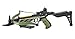 80lbs Green Black 225+ FPS Self Cocking Pistol Crossbow + 3pc Arrows Hunting Grip Bow New