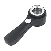 Handlupe, 60-Fach Beleuchtete Lupe, USB Wiederaufladbar, LED-Lupe mit LED-Licht für Erkundungsbeobachtungen Im Freien, Touch-Schalter-Design