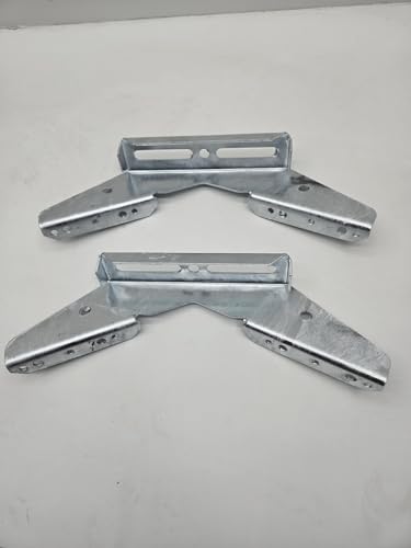 (2) Pontoon Wing Brackets Bunk Bolster Boat Pontoon Trailer V Wing Brackets