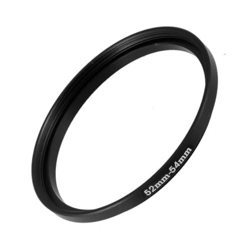 Adaptador de anillo de filtro uxcell de 52 mm a 54 mm, aluminio, adaptador de anillo de filtro paso ascendente para cámaras DSLR Nikon, Sony y Olympus miniatura 3
