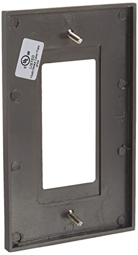 Image of Amerelle 43RAN English Garden Wallplate, 1 Rocker, Cast Metal, Antique Nickel, 1-Pack