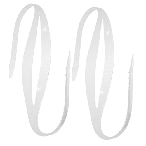 ARTSEWPLY 2pcs Adjustable Silicone Swim Straps for Adult Swimmers Comfortable Replacement for Diving and Swimming Activities Fit for All