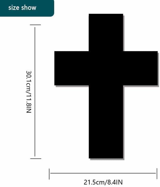 Miniatura 4 de Imahoocool Cruz de madera regalos de bautizo, cruz para habitación de bebé, regalos de bautismo para regalos cruz de pared