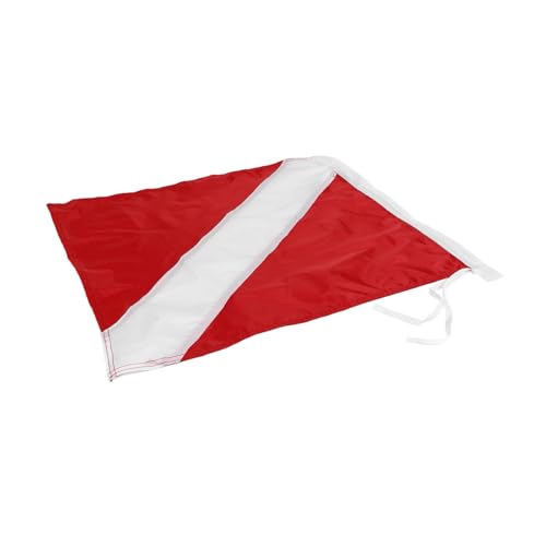 Abaodam Long-lasting Polyester Dive Flag Detachable Pole Essential for Water Activities