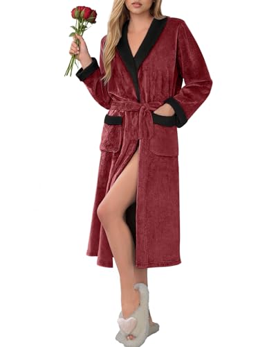 Peignoir long en polaire pour des soirées d'hiver douces et chaleureuses
