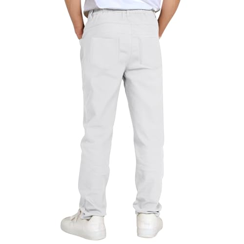 Boys Uniform Pants Boys Dress Pants School Uniform Golf Pant for Kids Adjustable Waist Twill Chino Pant Size 5-14Years4