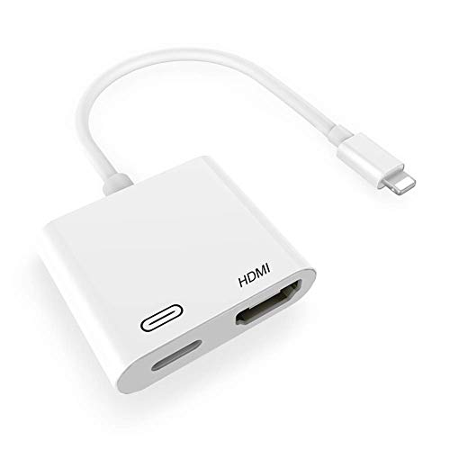 Lightning zu HDMI Digital AV Adapter, 1080P Digital AV Adapter, Phone auf HDMI Adapter Kabel, HDMI Sync Bildschirmanschluss