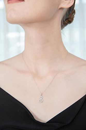 B. BRILLIANT Sterling Silver Cubic Zirconia Alphabet Letter Name Personalized Pendant CZ Initial Necklace for Women3