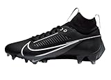 Nike Unisex Indoor/Outdoor Football/Soccer/Baseball Cleats Shoes (Black-Iron Grey-White DA5456-010, US Footwear Size System, Adult, Men, Numeric, Medium, 7)