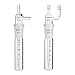 Chemglass CG-1820-04 Series CG-1820 Midget Impinger Stopper Graduated, Plain Tip