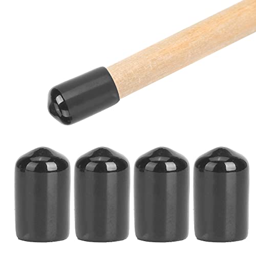 Qiilu Cue Tip Protector Cue Tip Covers 10Pcs Rubber Billiard Pool Cue Tip Protector Small Protective Stick Cover Snooker Sory (12mm)